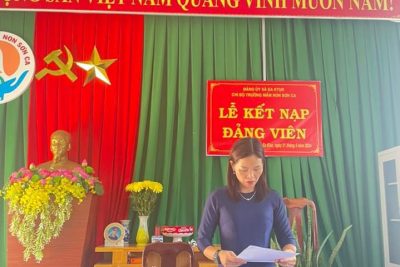 LỄ KẾT NẠP ĐẢNG VIÊN MỚI 2024